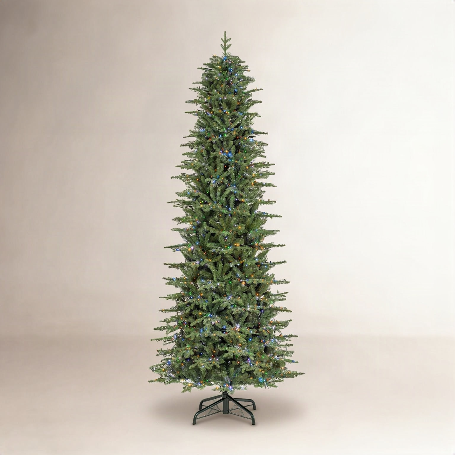 Slim Pre-Lit Fir Christmas Tree, 11' H
