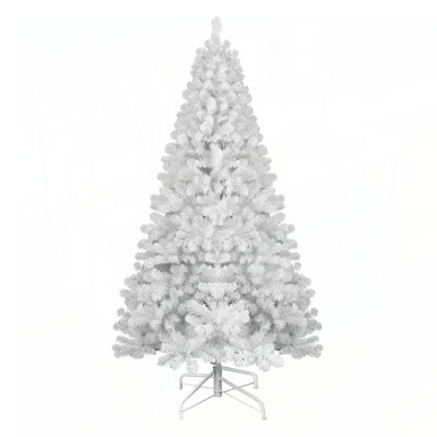 Arbre de Noël de 5 pi avec fil mémoire, arbre en PVC à charnière à 498 pointes pour un assemblage facile et une décoration intérieure des Fêtes