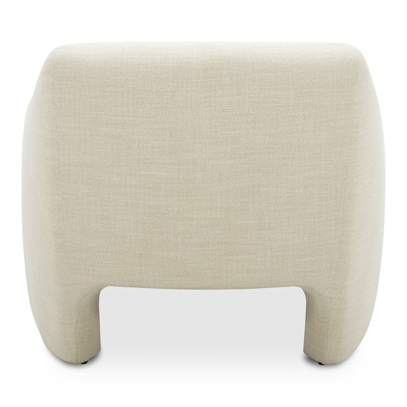 Armchair, Beige Linen