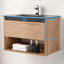 Meuble-lavabo flottant 30 po avec lavabo mural Khaleia-694139380-694139371