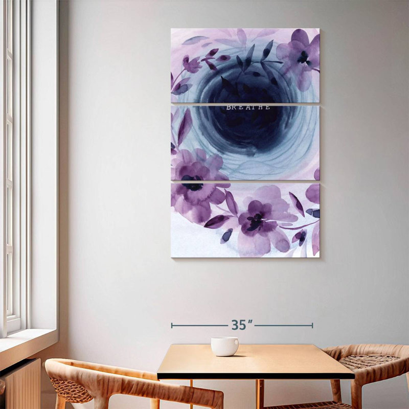 Tergel Mindfulness II, 65" H x 42" W