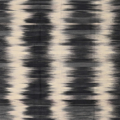 Tapis abstrait noir / beige