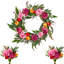 Ensemble de 24 couronnes de printemps artificielles 24 po, véritable décor de maison de campagne en tulipe pivoine pour porte d'entrée, paquet de 2-129191398