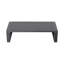 Aluminium et table basse Jm 9017. Coussins gris. Sièges modernes et confortables