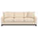 Carollton 93" Square Arm Sofa with Reversible Cushions