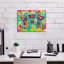 «Cool Ostriches» par Dean Russo, art mural sur toile-8839122
