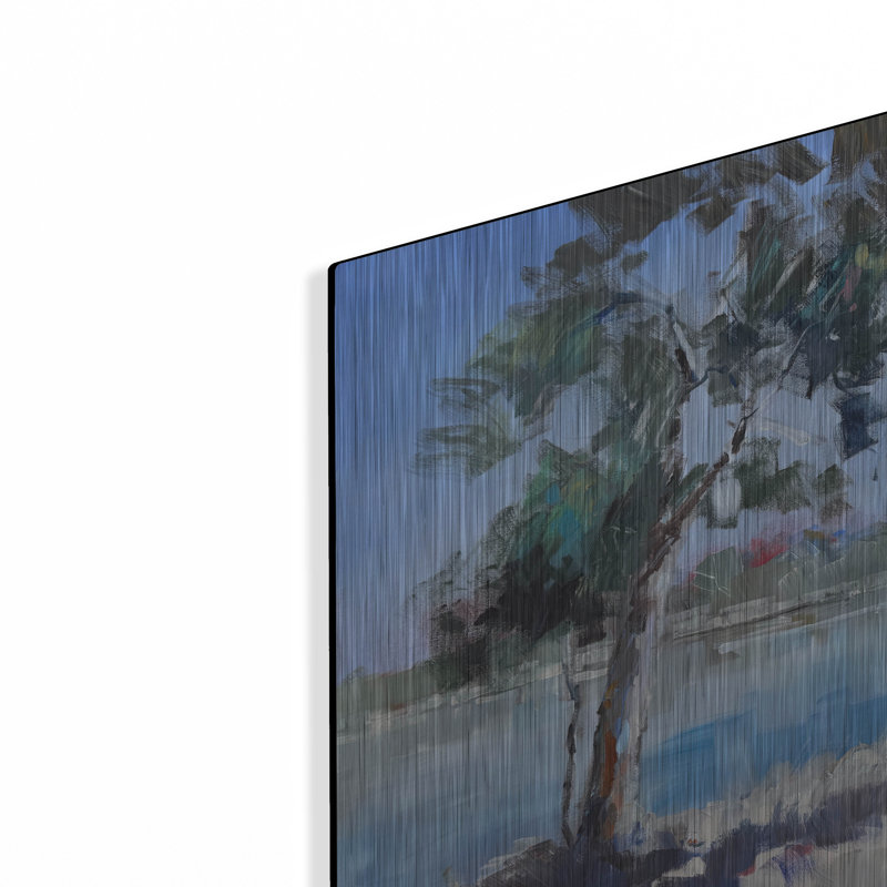  «River At Mildura» par Craig Trewin, art mural en métal, 24 po x 16 po, H 16 po x l 24 po