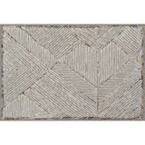 Pinnacle Hand-Tufted Wool Area Rug Geometric Stripe