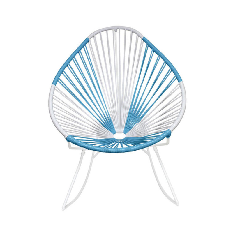 Chaise berçante Innit Designs Acapulco, Blanc, Argentine