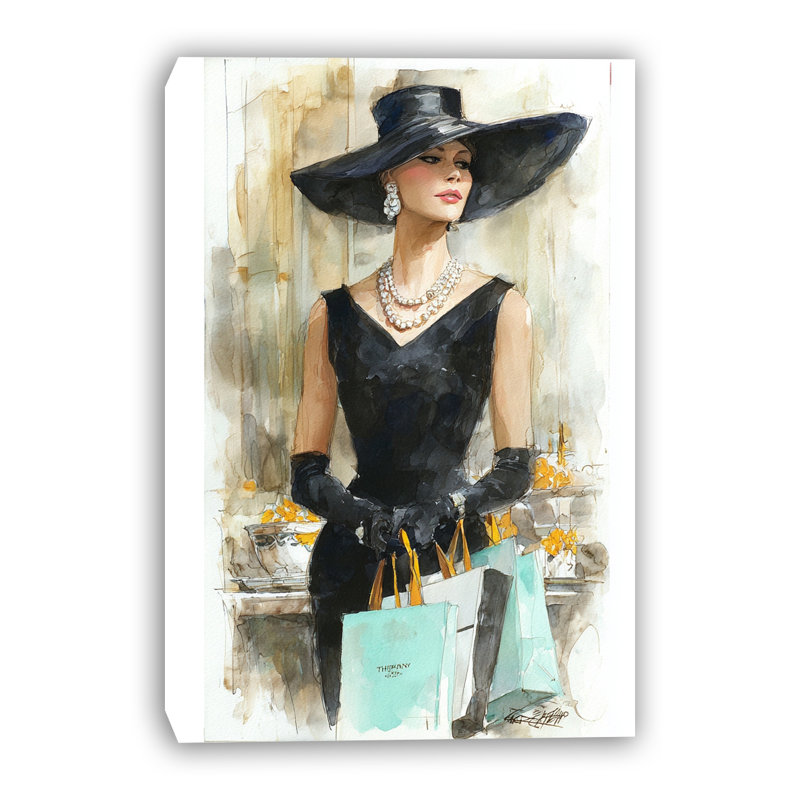 Chic Arrival Wrapped Canvas Wall Art, 16"H x 12"W x 1"D