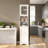 Natyra Freestanding Linen Cabinet, Tall Bathroom Cabinet, with a Drawer, Adjustable Shelves-2130834339
