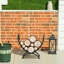 43.5cm W Metal Log Rack