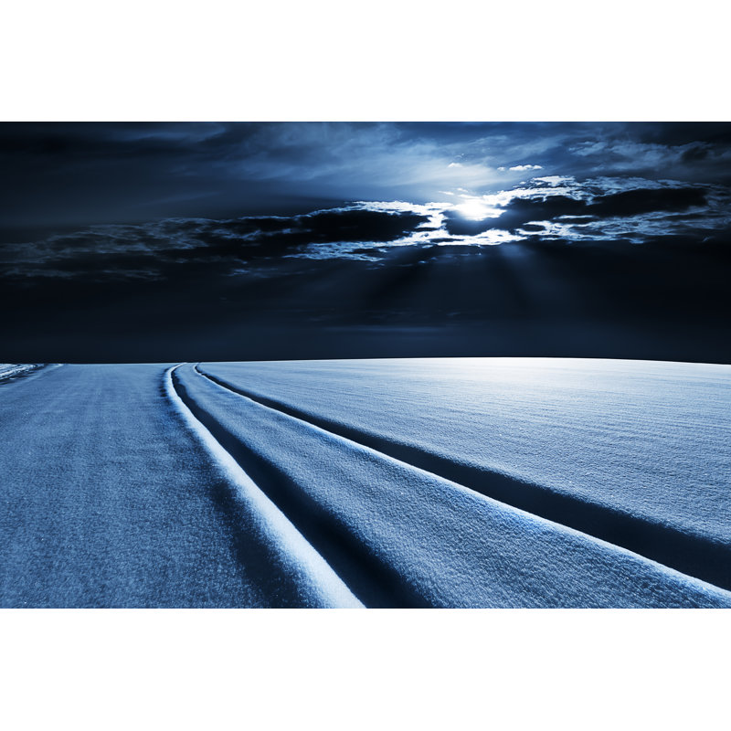 Winter Night - Wrapped Canvas Print, 30cm H x 46cm W x 3.8cm D