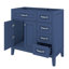 Meuble-lavabo simple 36 po avec tiroirs pratiques-118152042