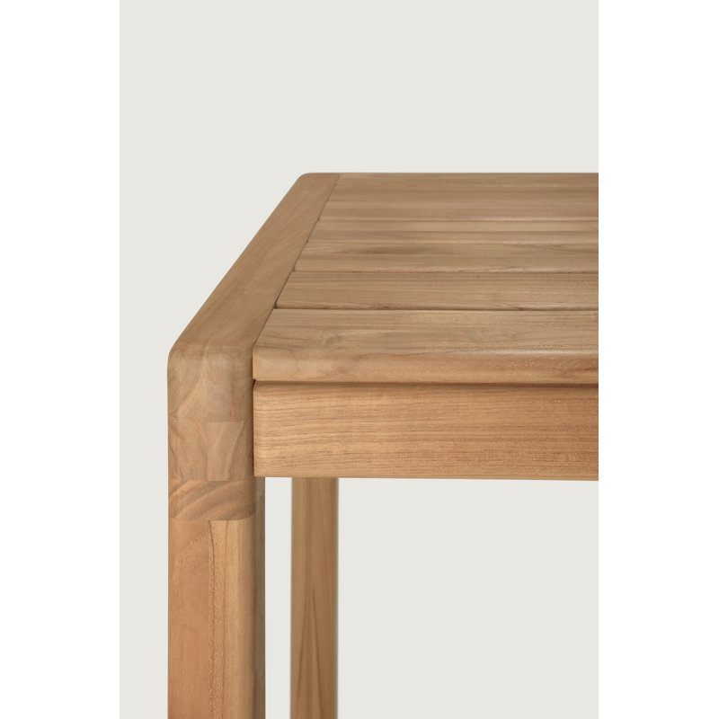 Jack outdoor bar table - teak - rectangular