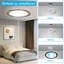 LED Ceiling Light Round Ceiling Lamp - 24W Modern Bathroom Lamp 3000K/6500K IP44 Waterproof 28CM Bathroom Lamp for Bathroom Bedroom Living Room Kitchen Balcony Ultra Thin