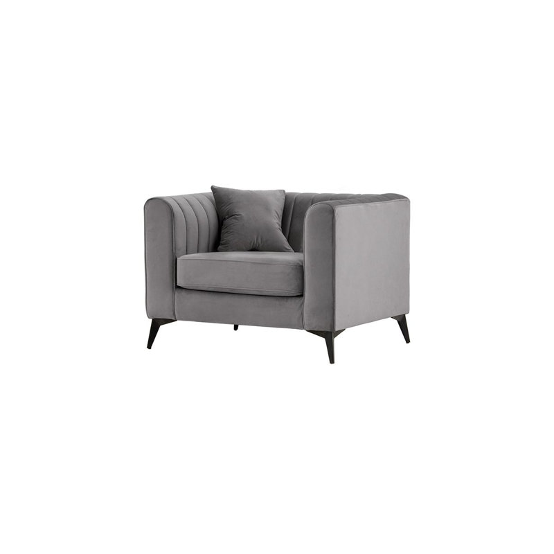 Upholstered Armchair, Smoke