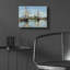 «Ships Riding On The Serine At Roue» par Claude Monet, art mural en verre acrylique-1631080138