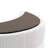 Niama Curved Chenille Storage Ottoman -607395553