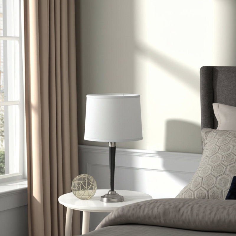 Abat-jour Polylinen, blanc, rond