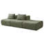 108" Modern Chenille Upholstered 3-seater Modular Sectional Sofa Couch-1188646912