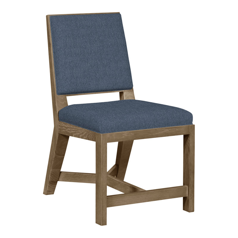 Thom Filicia Home Upholstered Back Side Chair, Hampton, Navada Blue