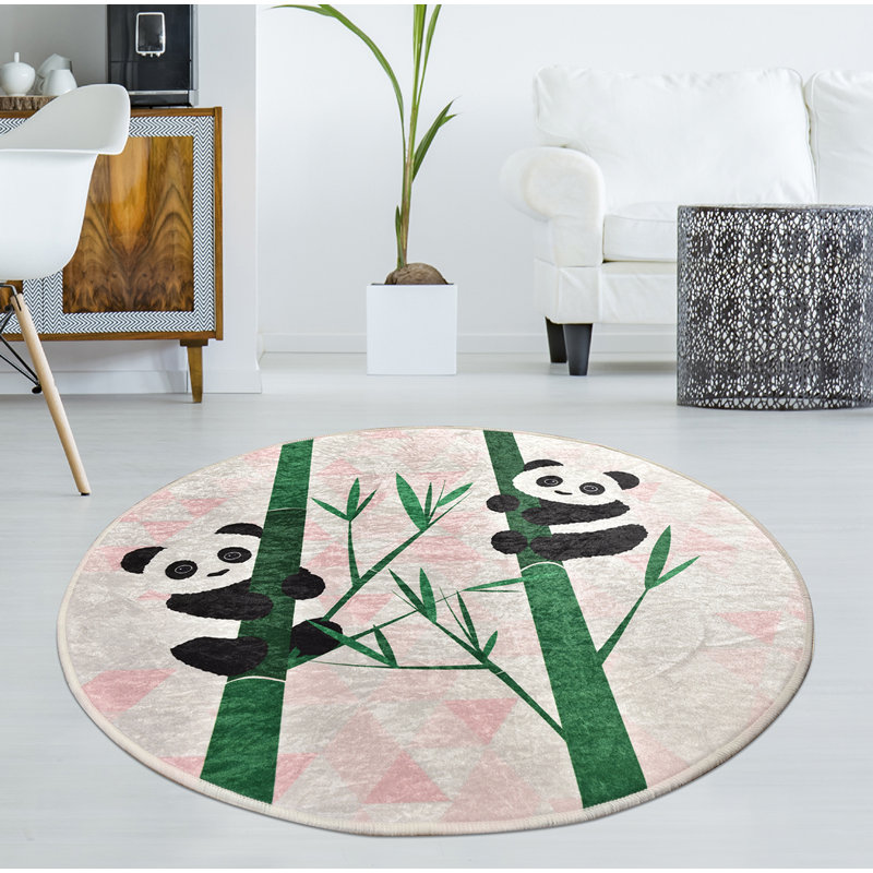 Round Shag 99cm X 99cm Area Rug