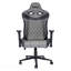 Fauteuil de jeu gris ergonomique