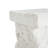 Outdoor Patio Modern Artistry MGO Side Table With Organic Base And Weather-Resistant Durability.