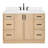 ARIEL Kellie Single Sink Bathroom Vanity with Carrara Quartz Top-99405087-124984831