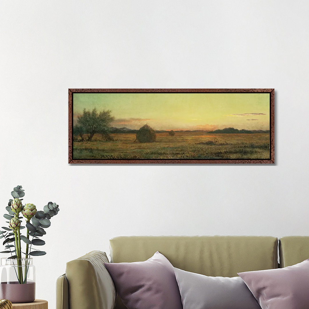 Jersey Meadows von Martin Johnson Heade - Panoramaleinwand auf Leinwand Giclée auf Leinwand