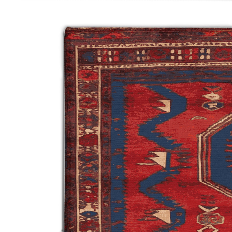 Tapis d'intérieur et d'extérieur brun Persian, Rectangulaire 2 pi x 3 pi