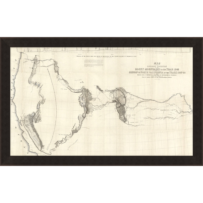 Western Map 2 Print by Nathan Turner