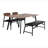 Modem 4 piece dining table set