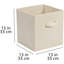 Poignées de bacs de rangement pour cubes, tissu pliable, paquet de 6