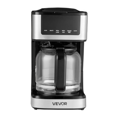 Cafetière - minuterie 24 heures et écran tactile ACL, maintien au chaud de 4 heures, autonettoyant et 2 modes d'infusion (gras / glacé), utilisation quotidienne de la cuisine à domicile