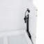Lit escamotable multifonctionnel peu encombrant avec station de recharge pour garde-robe et vérins à gaz