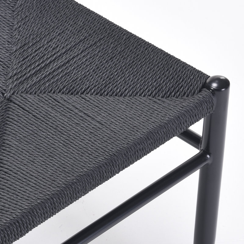 Chaise de salle à manger Chanpreet, Noir