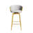 2 Comfortable 360° Swivel Chairs In Velvet, Grey, For Various Spaces, Easy To Clean And Maintain Modern Style Velvet Bar Of 2, Swivel, Grey+gold Option, Stylish Practical, For Different Locations-196324378-196324390