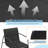 PVC-coated polyester Patio Conversation Set with 2 Single Chairs, 1 Love Seat and Coffee Table, 4 Piece PVC-coated polyester Furniture Set with Loveseat and Glass Top Coffee Table-237358675
