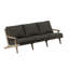 Ensemble de meubles d'extérieur en bois de teck 4 pièces Saratoga-123103186-123103187