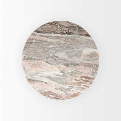 Mellonia Round Genuine Marble Dining Table