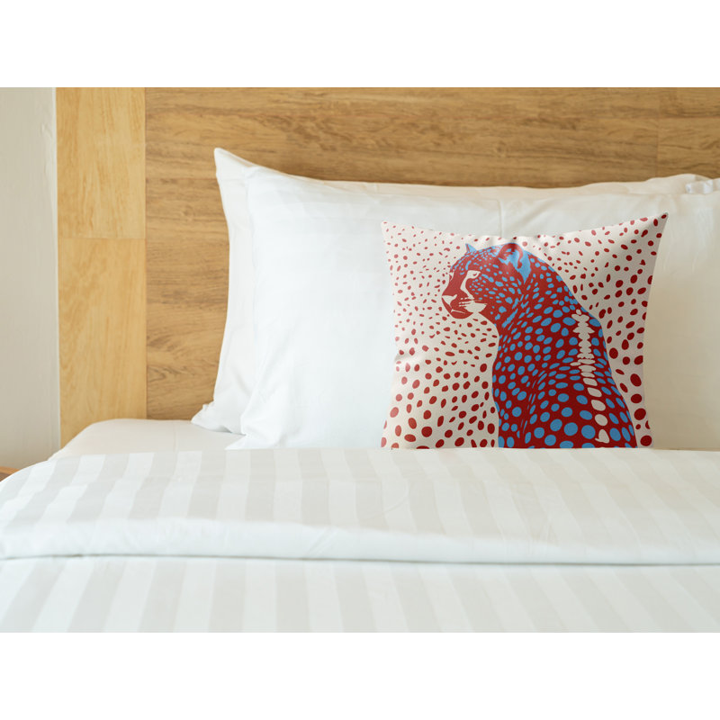 Coussin d'intérieur Cori, 16 po x 16 po, Éclat de framboise