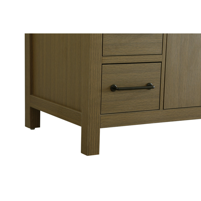 Meuble-lavabo simple 42 po_Traditional_VF60642, Brun châtaigne