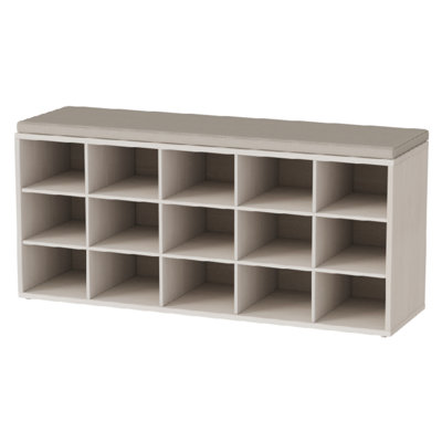 Jurina 15 Pair Shoe Storage Bench
