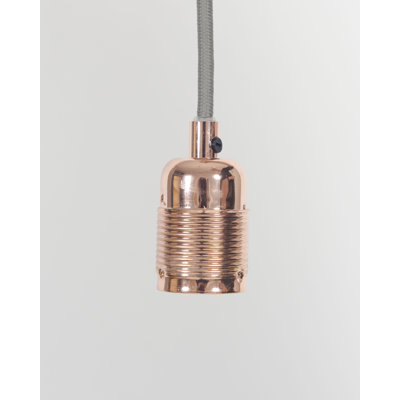 E27 Pendant Copper / Grey Cable