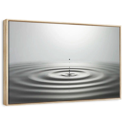 Ondulation de gouttelettes d'eau