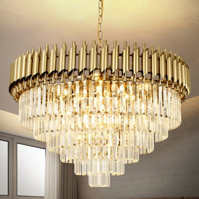 Lustre gradué à gradins 17 lumières Melar