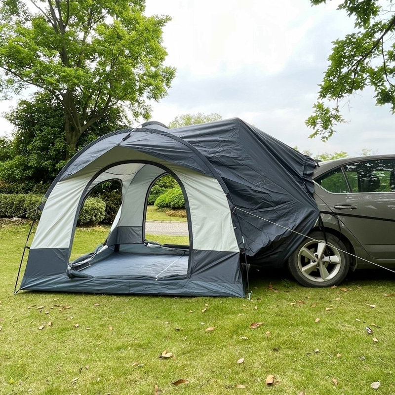 Outdoor 2-3 Persons Car Camping Tent Car Trunk Tent SUV Boot Tent with Waterproof Rain-Fly