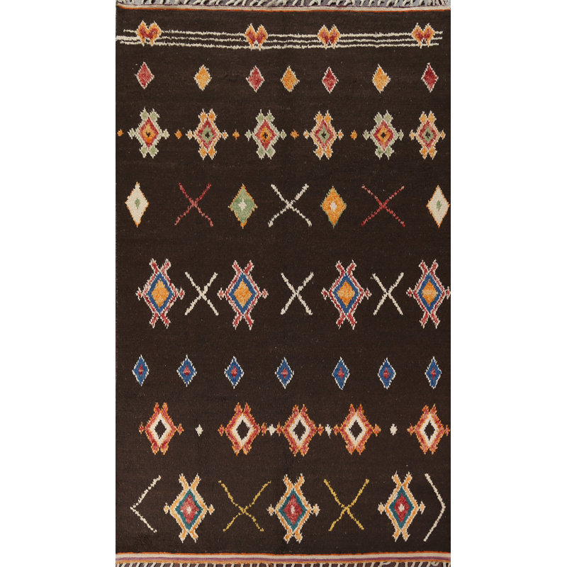 One-of-a-Kind 7'0" X 10'8" Wool Area Rug in Brown